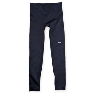 Myogrid Navy  Blue Compression Textured Tights Workout Pants XS Womans